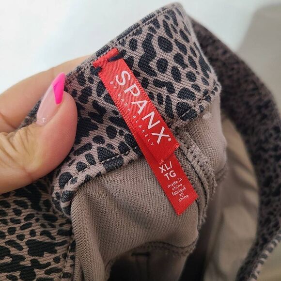 Spanx Ankle Jean-ish Leggings in Desert Dot sz XL‎ - Picture 11 of 14